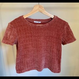 Zara Chenille Crop Sweater S